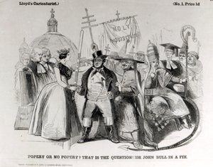 Popery or No Popery 1850 av English School